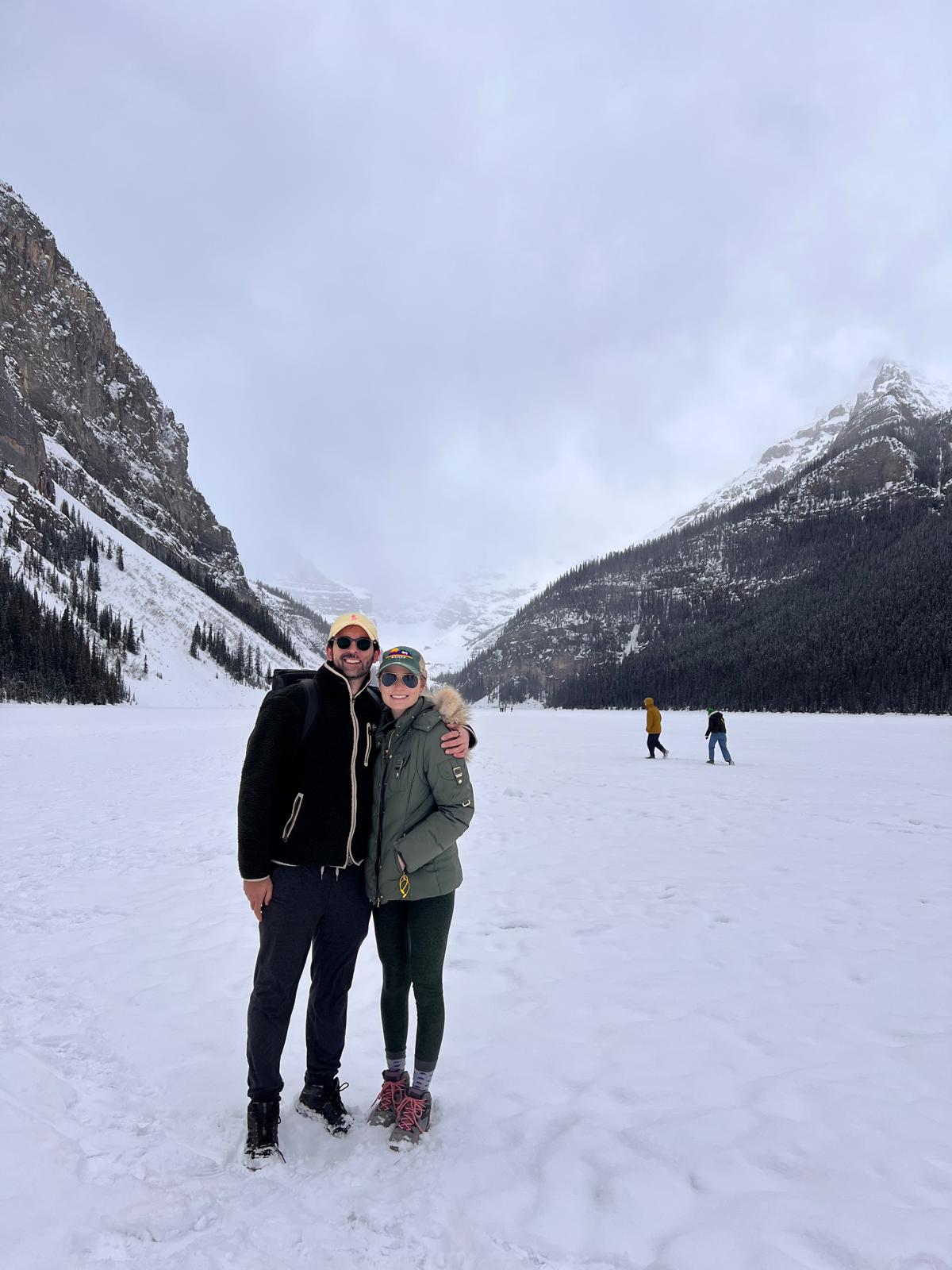 Eliza and Dan at Lake Louise